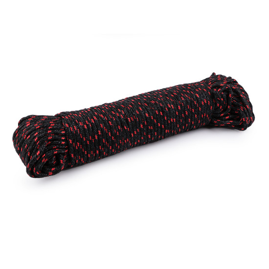Snur / funie parasute ø5 mm - Negru (200 Metri) Snur / funie parasute ø5 mm - Negru (200 Metri)
