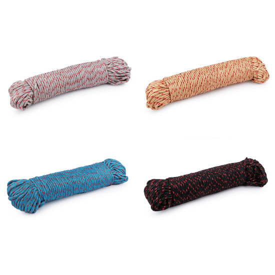 Snur / funie parasute ø5 mm - Negru (200 Metri) Snur / funie parasute ø5 mm - Negru (200 Metri)