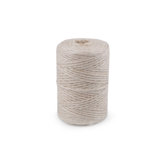 Sforă de iută ø2 mm pentru tricotat și croșetat - Verde pastel (1 Bucată) Sforă de iută ø2 mm pentru tricotat și croșetat - Verde pastel (1 Bucată)
