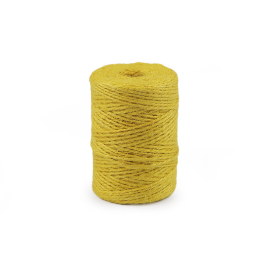 Sforă de iută ø2 mm pentru tricotat și croșetat - Verde pastel (1 Bucată) Sforă de iută ø2 mm pentru tricotat și croșetat - Verde pastel (1 Bucată)