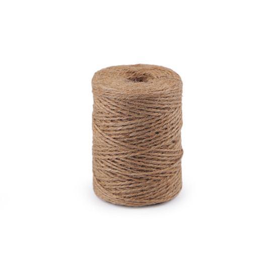Sforă de iută ø2 mm pentru tricotat și croșetat - Verde pastel (1 Bucată) Sforă de iută ø2 mm pentru tricotat și croșetat - Verde pastel (1 Bucată)