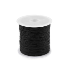 Șnur pes ø0,5 mm - Negru (1 Bucată)