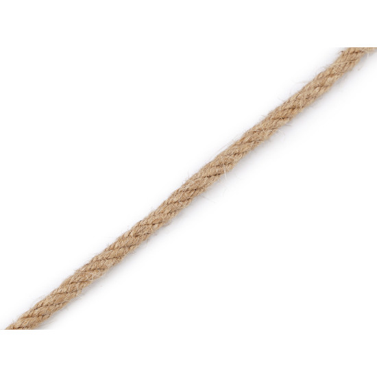 Snur de iută răsucit ø6 mm - Ecru natural (40 Metri) Snur de iută răsucit ø6 mm - Ecru natural (40 Metri)