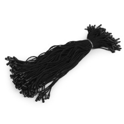Snur din bumbac pentru etichete - Negru (1000 Bucăți)