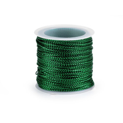 Snur cu lurex ø1 - Verde (1 Bucată)