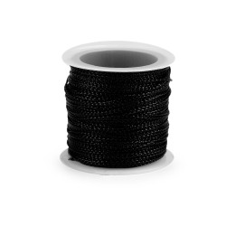 Snur cu lurex ø1 - Negru (1 Bucată)