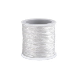Snur lurex ø0,3 mm - Alb (1 Bucată)
