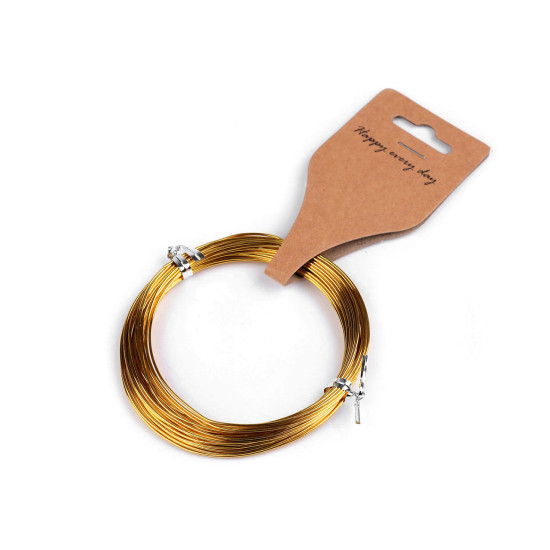 Sârmă de aluminiu ø1 mm - Bej deschis (3 Bucăți) Sârmă de aluminiu ø1 mm - Bej deschis (3 Bucăți)