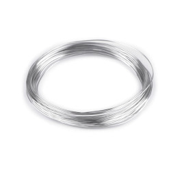 Sârmă de aluminiu ø1 mm - Argintiu (1 Bucată)