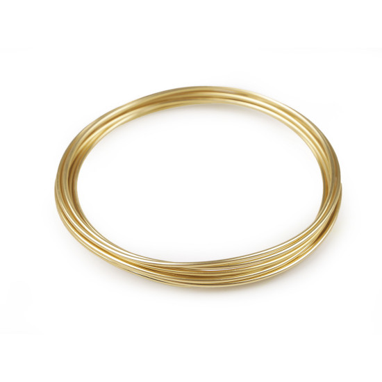 Sârmă de aluminiu ø1,8 mm - Arămiu (3 Bucăți)