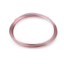 Sârmă de aluminiu ø1,8 mm - Roz deschis (1 Bucată)