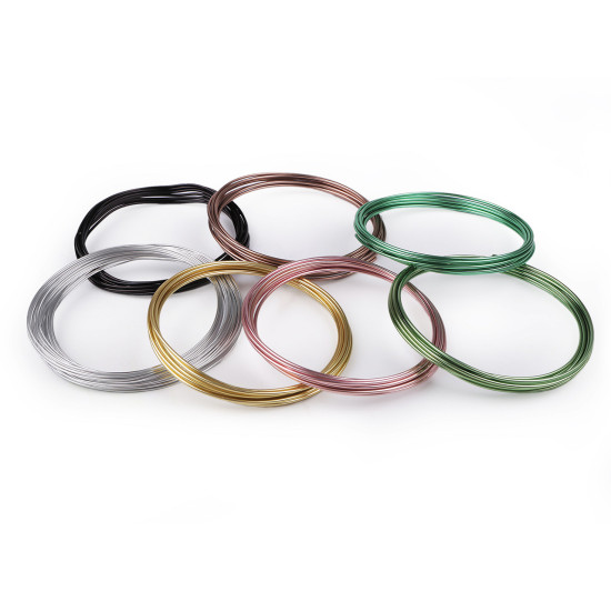 Sârmă de aluminiu ø1,8 mm - Arămiu (3 Bucăți)