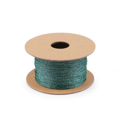 Snur / sfoara lurex ø1 mm - Verde (1 Bucată)