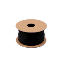 Snur rasucit / sfoara ø1,2 mm - Negru (1 Bucată)