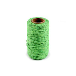 Snur din bumbac ø2 mm - Verde deschis (24 Bucăți)