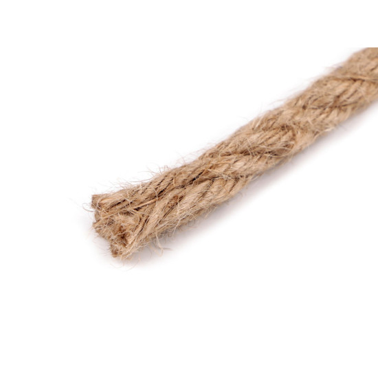 Snur de iută răsucit 10 mm - Ecru natural (50 Metri) Snur de iută răsucit 10 mm - Ecru natural (50 Metri)