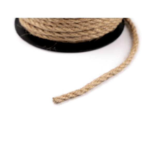 Snur de iută răsucit ø4mm - Ecru natural (1 Metru) Snur de iută răsucit ø4mm - Ecru natural (1 Metru)