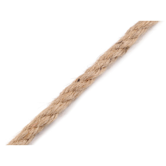 Snur de iută răsucit ø8 mm - Ecru natural (1 Metru) Snur de iută răsucit ø8 mm - Ecru natural (1 Metru)