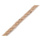 Snur de iută răsucit ø8 mm - Ecru natural (1 Metru) Snur de iută răsucit ø8 mm - Ecru natural (1 Metru)