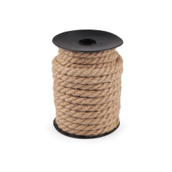 Snur de iută răsucit ø10 mm - Ecru natural (40 Metri)