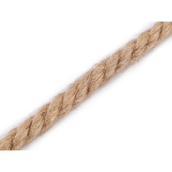 Snur de iută răsucit ø10 mm - Ecru natural (8 Metri) Snur de iută răsucit ø10 mm - Ecru natural (8 Metri)