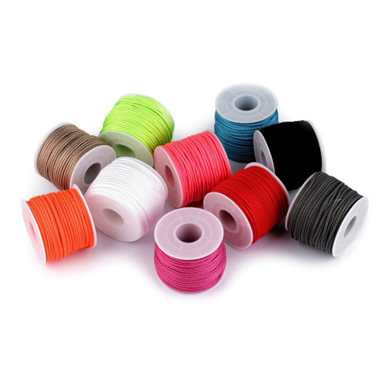 Cordelina paracord ø2,5 mm - Roz neon (25 Metri)