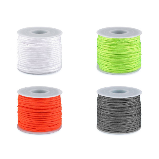 Cordelina paracord ø2,5 mm - Roz neon (25 Metri)