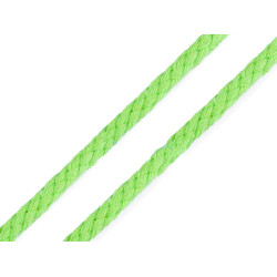 Snur din bumbac ø5 mm impletit - Verde deschis (1 Metru)