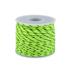 Cordelina paracord ø2,5 mm - Verde neon (100 Metri)