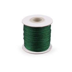 Snur din nailon rasucit ø1 mm pentru crearea si realizarea de bijuterii - Verde închis (1 Bucată)