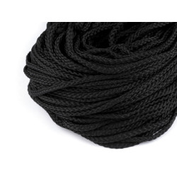 Snur vestimetar pes ø6 mm - Negru (100 Metri)
