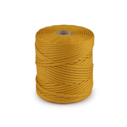 Șnur pes ø4 mm - Galben muștar (100 Metri)