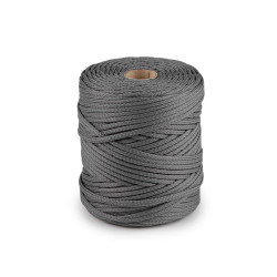 Șnur pes ø4 mm - Gri neutral (100 Metri)
