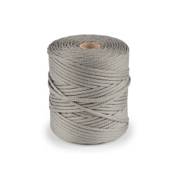 Șnur pes ø4 mm - Gri deschis (100 Metri)