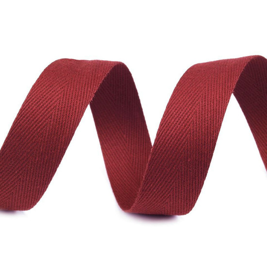 Bandă din bumbac herringbone, lățime 20 mm - Gri neutral (200 Metri) Bandă din bumbac herringbone, lățime 20 mm - Gri neutral (200 Metri)