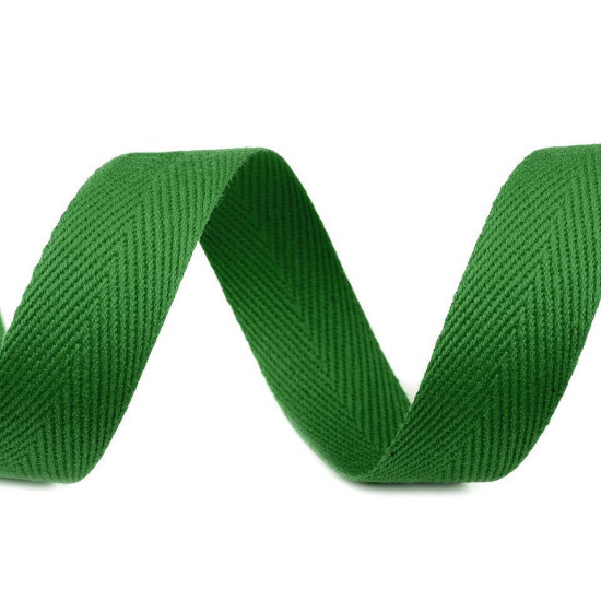 Bandă din bumbac herringbone, lățime 20 mm - Gri neutral (200 Metri) Bandă din bumbac herringbone, lățime 20 mm - Gri neutral (200 Metri)