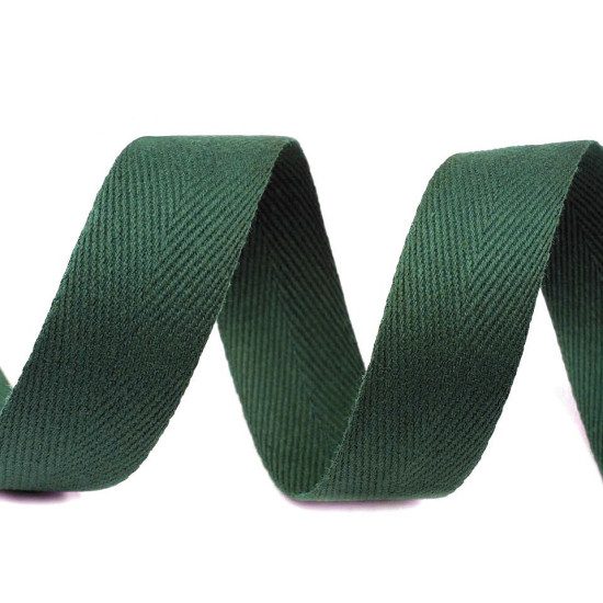 Bandă din bumbac herringbone, lățime 25 mm - Gri neutral (200 Metri) Bandă din bumbac herringbone, lățime 25 mm - Gri neutral (200 Metri)