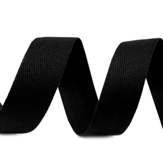 Bandă din bumbac herringbone, lățime 30 mm - Roșu granat (100 Metri) Bandă din bumbac herringbone, lățime 30 mm - Roșu granat (100 Metri)