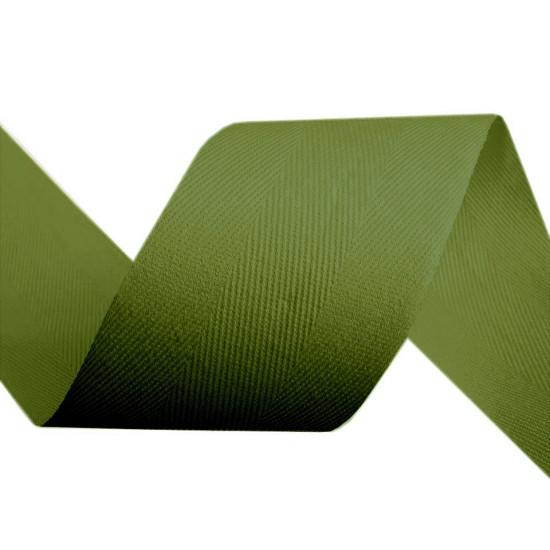 Bandă din bumbac herringbone, lățime 40 mm - Gri neutral (50 Metri) Bandă din bumbac herringbone, lățime 40 mm - Gri neutral (50 Metri)