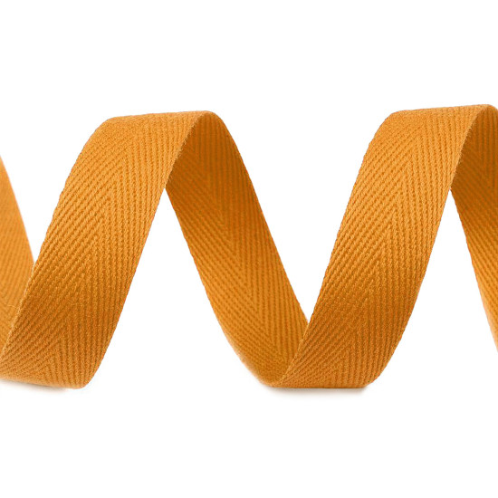 Bandă din bumbac herringbone, lățime 16 mm - Gri neutral (200 Metri) Bandă din bumbac herringbone, lățime 16 mm - Gri neutral (200 Metri)