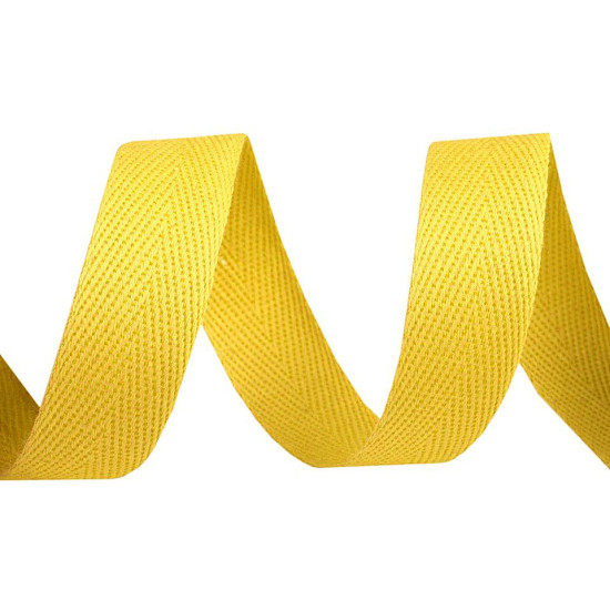Bandă din bumbac herringbone, lățime 16 mm - Gri neutral (200 Metri) Bandă din bumbac herringbone, lățime 16 mm - Gri neutral (200 Metri)