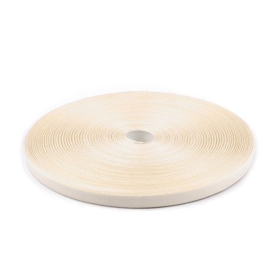 Panglică din bumbac/pânză lățime 10 mm - Negru (100 Metri) Panglică din bumbac/pânză lățime 10 mm - Negru (100 Metri)