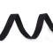 Baumwollband / textilband breite 10 mm - Schwarz (1 Meter)