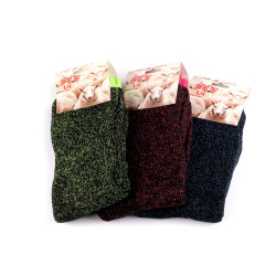 Șosete de lână pentru femei, lungi - Mix aleatoriu de variante (3 Perechi)