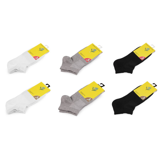 Șosete antibacteriene unisex din bumbac - Gri neutral (1 Pereche) Șosete antibacteriene unisex din bumbac - Gri neutral (1 Pereche)