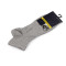 Antibakterielle unisex-socken aus baumwolle - Hell-grau (1 Paar)