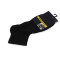 Antibakterielle unisex-socken aus baumwolle - Schwarz (1 Paar)