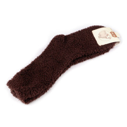 Șosete flaușate unisex - Maro (1 Pereche)