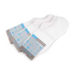 Șosete sport unisex din bumbac emi ross - Alb (3 Perechi)