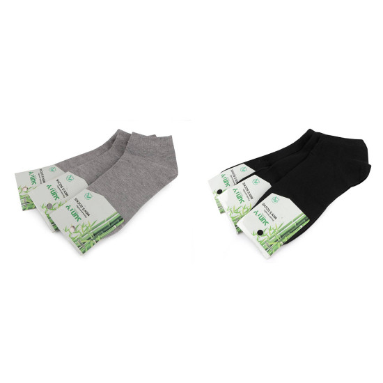 Șosete unisex până la gleznă din bambus - Mix (3 Perechi) Șosete unisex până la gleznă din bambus - Mix (3 Perechi)